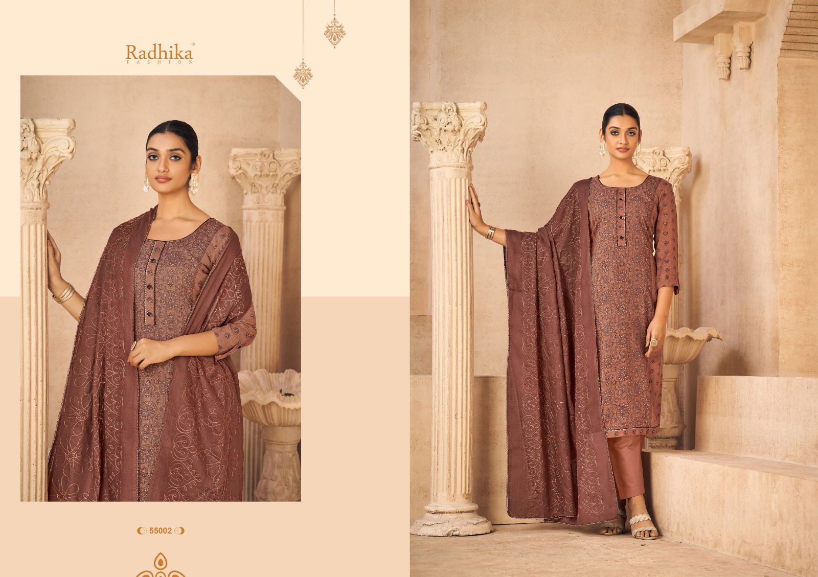 Azara Black Berry Vol 2 By Radhika Cotton Dress Material Catalog